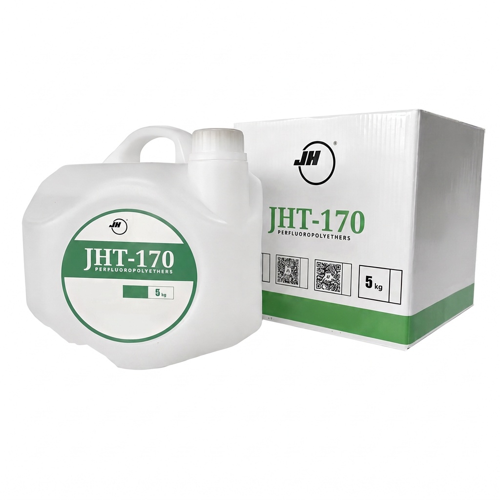 JHT-170 PFPE heat transfer fluid container and carton