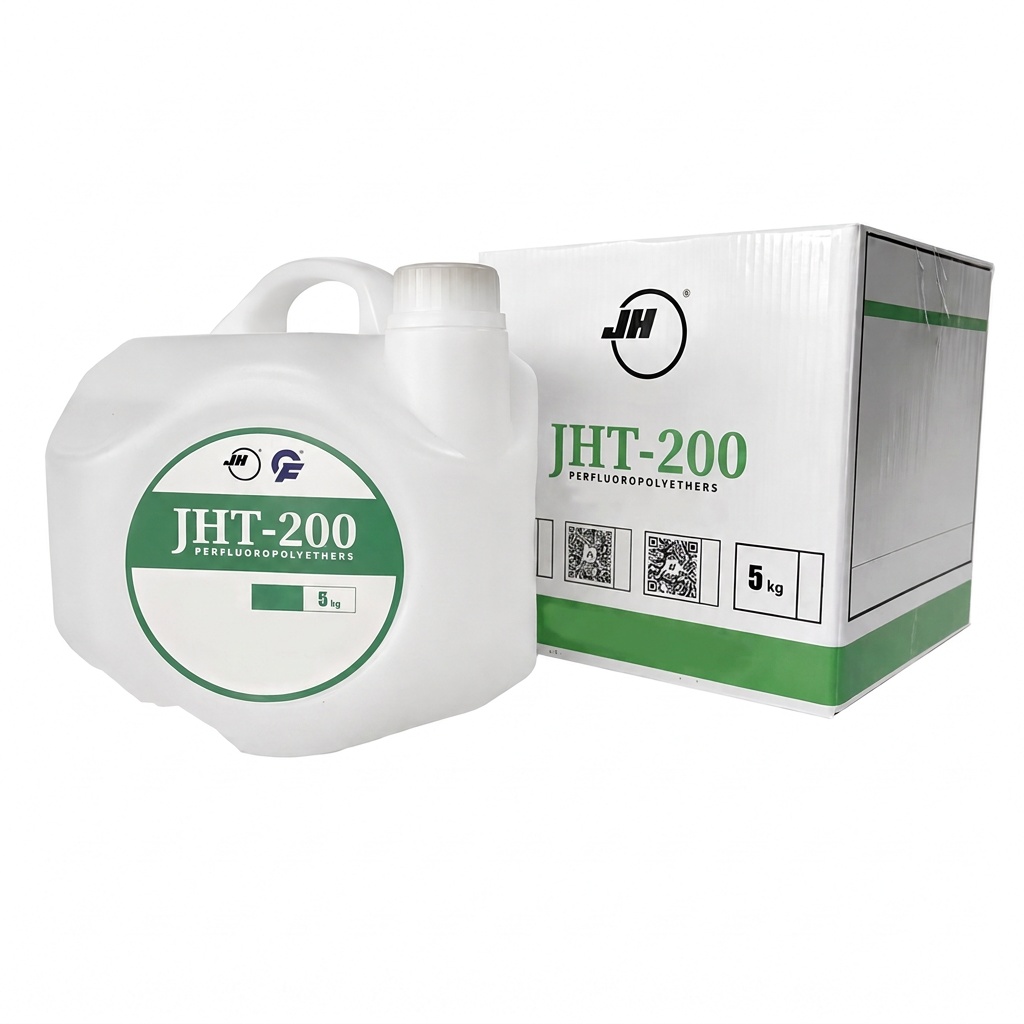 JHT-200 PFPE heat transfer fluid container and carton